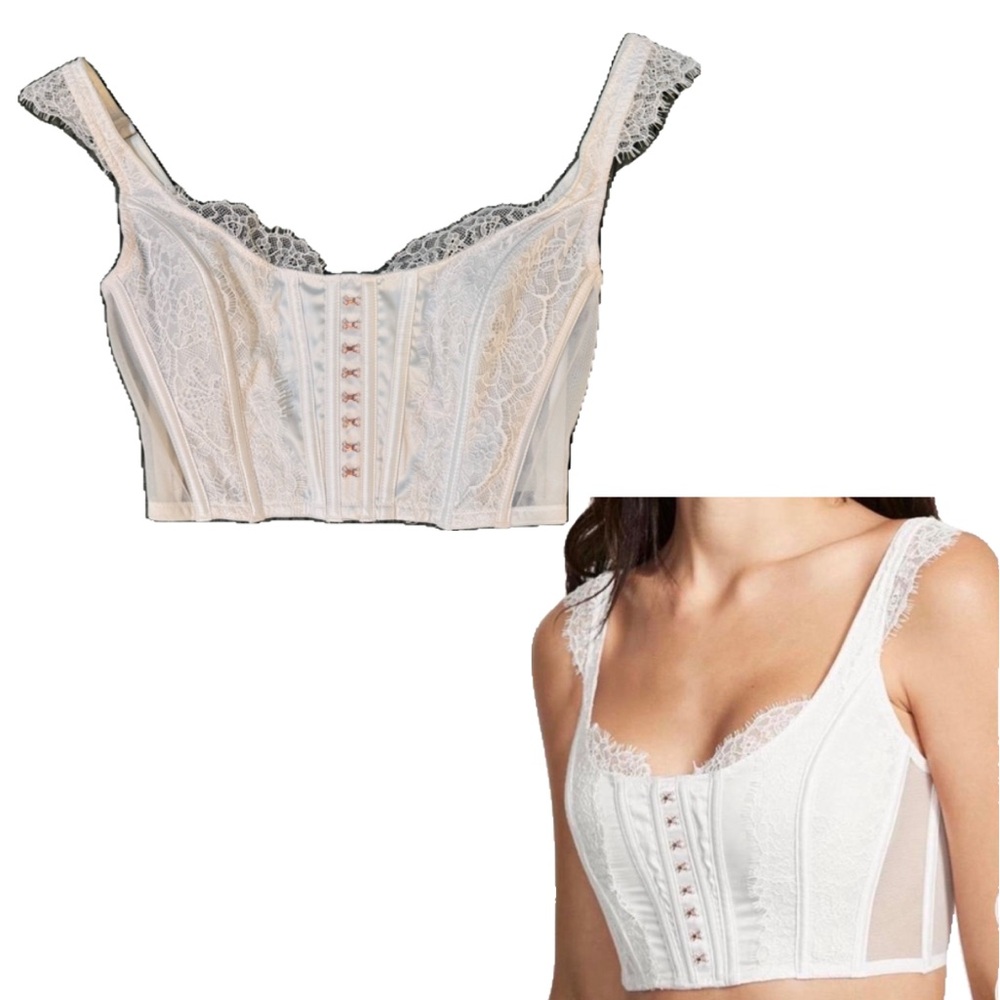 ❤️SOLD❤️ Dream Angels Lace Unlined Corset Bra Top - S